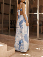 Hailee™ Elegant Floral Cami Maxi Dress