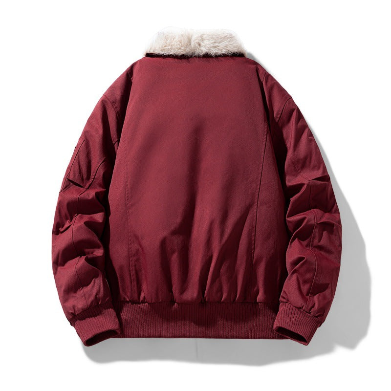 Norvane Fur-Lined Bomber Jacket