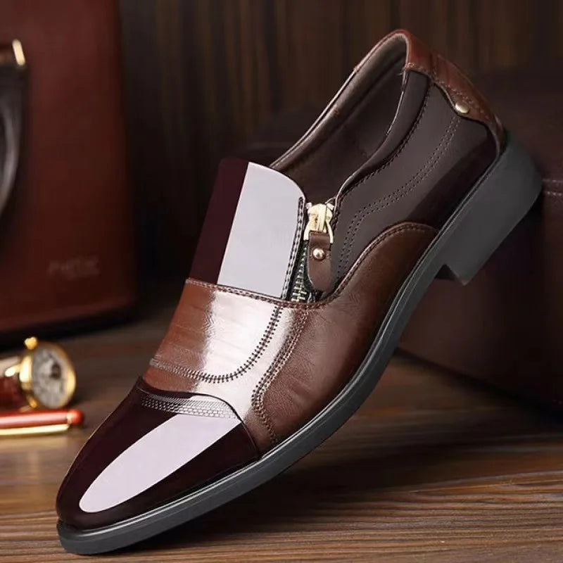 Maron Leather Loafers