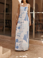 Hailee™ Elegant Floral Cami Maxi Dress